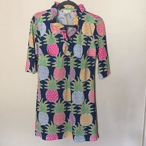4/$25 NWT Simply Southern Pineapple Dress